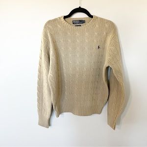 Polo Ralph Lauren vintage lambs wool cable knit